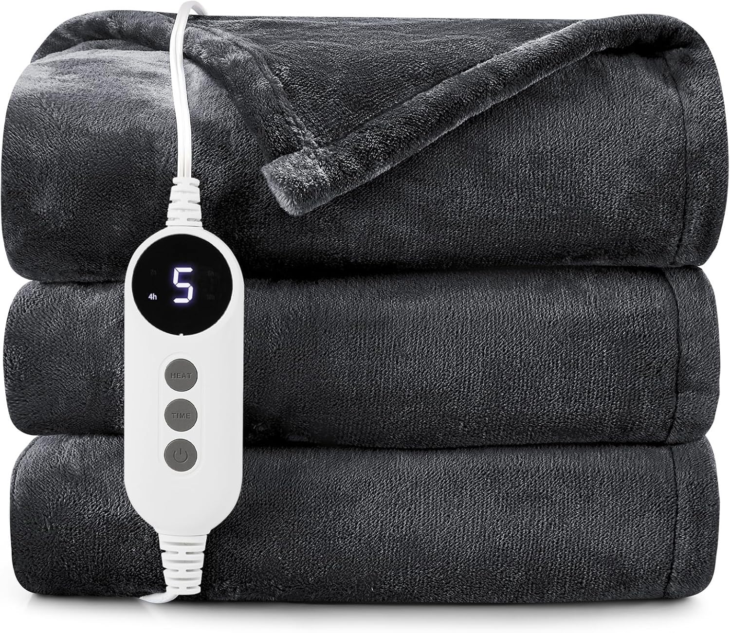 HYLEORY Heated Electric Blanket Throw for Ultimate Comfort