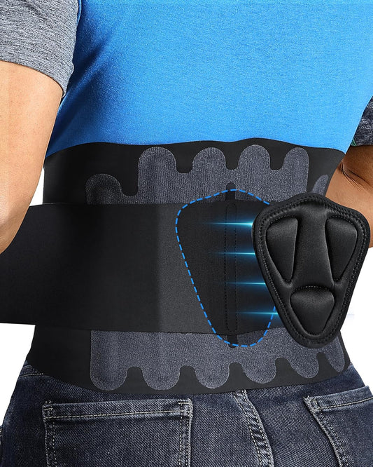 0.5mm Ultra Thin Back Brace for Women Men - Lightweight Relief
