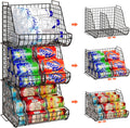 Stacking Can Dispensers 3 Tier with 3 Divider - Large Pantry Can