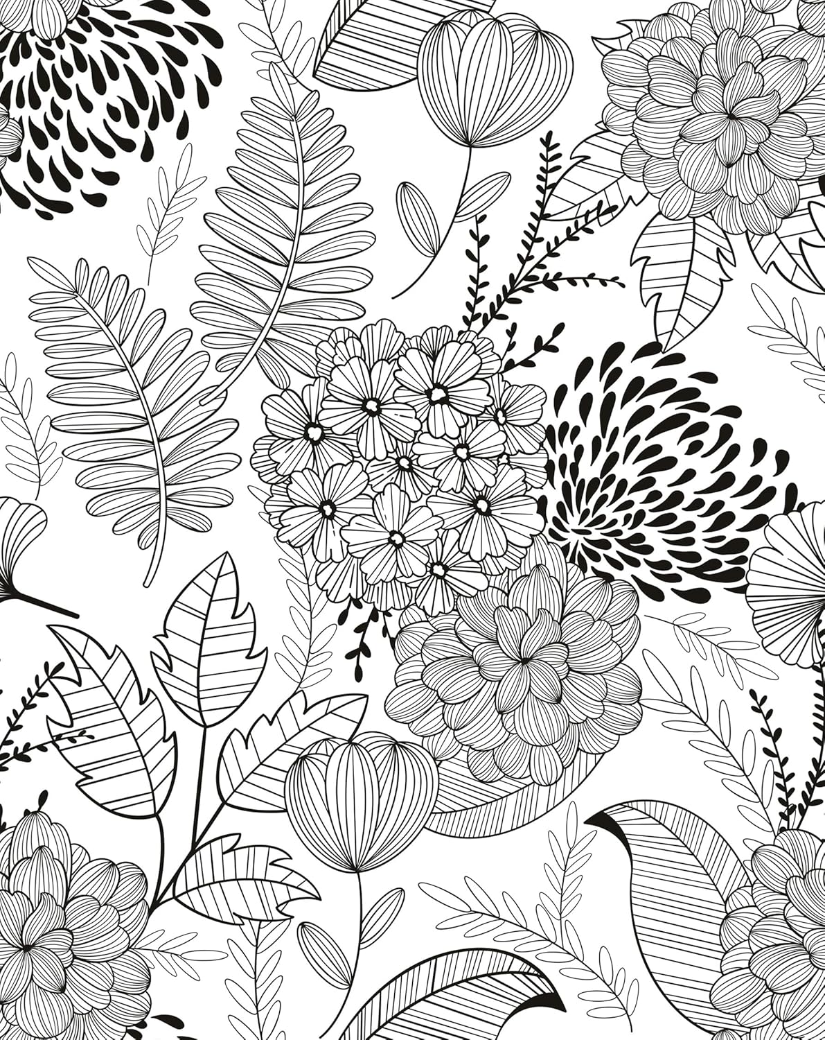 MelunMer Black and White Peel and Stick Wallpaper for Unique Spaces