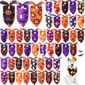 Halloween Dog Bandanas Bulk 50 Pack - Costume & Photo Props