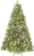 Best Choice Products 7.5ft Pre-Lit Scotch Pine Christmas Tree