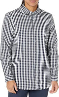 Men's Regular-Fit Long-Sleeve Stretch Dress Shirt - Versatile Office