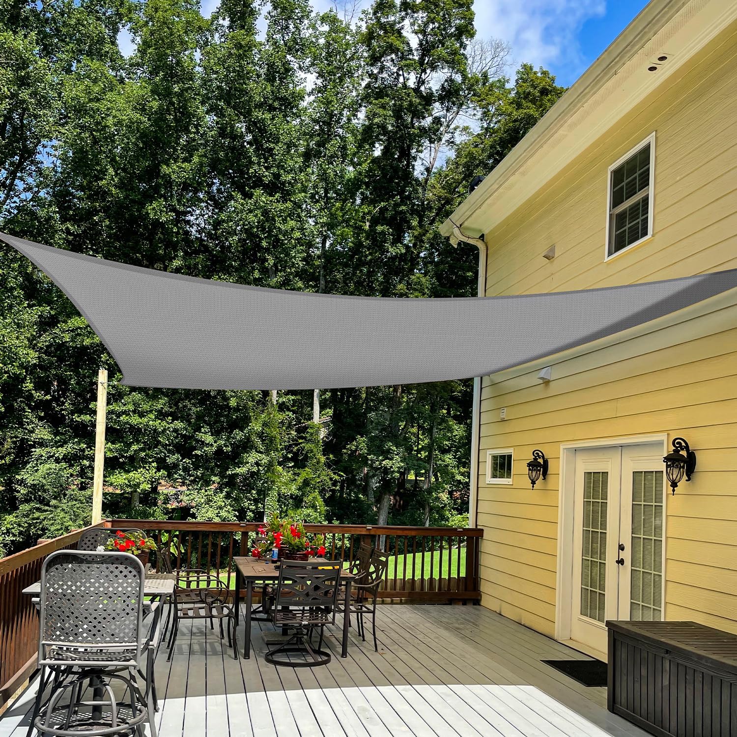 TANG 4ft x 24ft Sun Shade Sail Rectangle Outdoor Canopy Cover