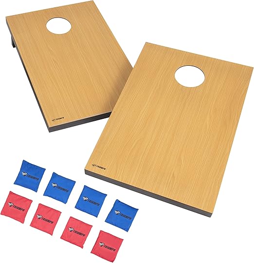 Premium 2x3 Cornhole Set with Portable Scratch Resistant Boards