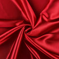 Charmeuse Satin Fabric 50 Yard Roll 44in Wide - Apple Red