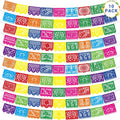 10 Pack Mexican Party Decorations Fiesta Banner - 180 ft Colorful