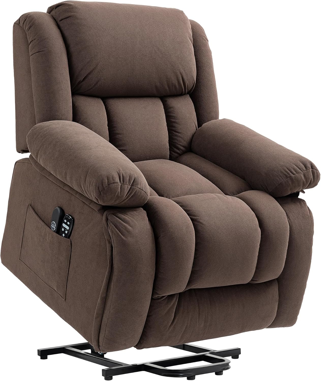 HOMCOM Power Lift Chair: Vibration Massage & Heat