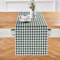Solino Home Linen Gingham Check Table Runner 14 x 48 in - Classic
