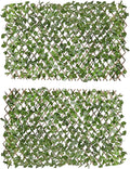 Verseo Artificial Ivy Privacy Fencing System - Expandable Faux Ivy