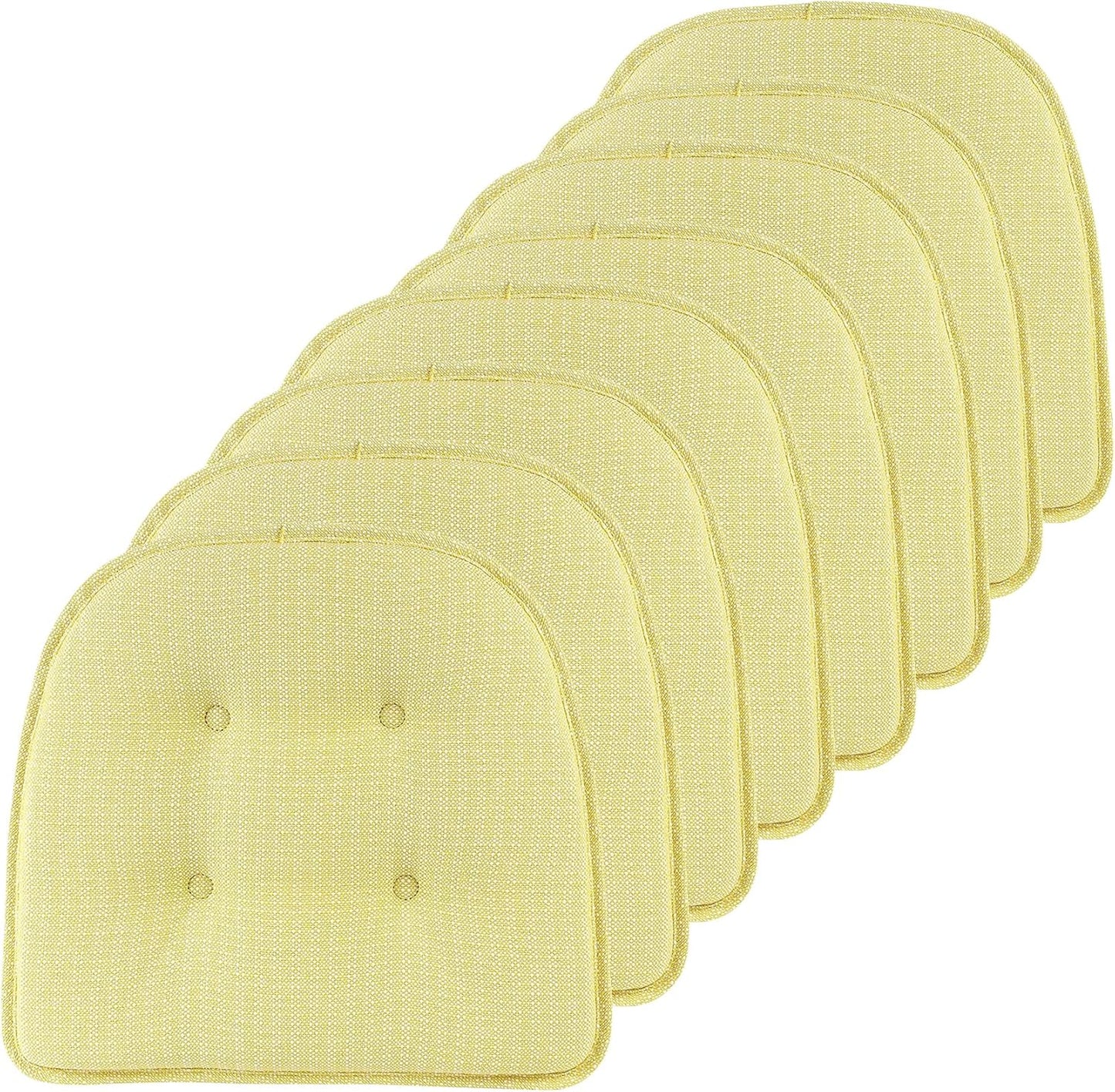 Klear Vu Omega Non-Slip Chair Cushions for Dining Room Comfort