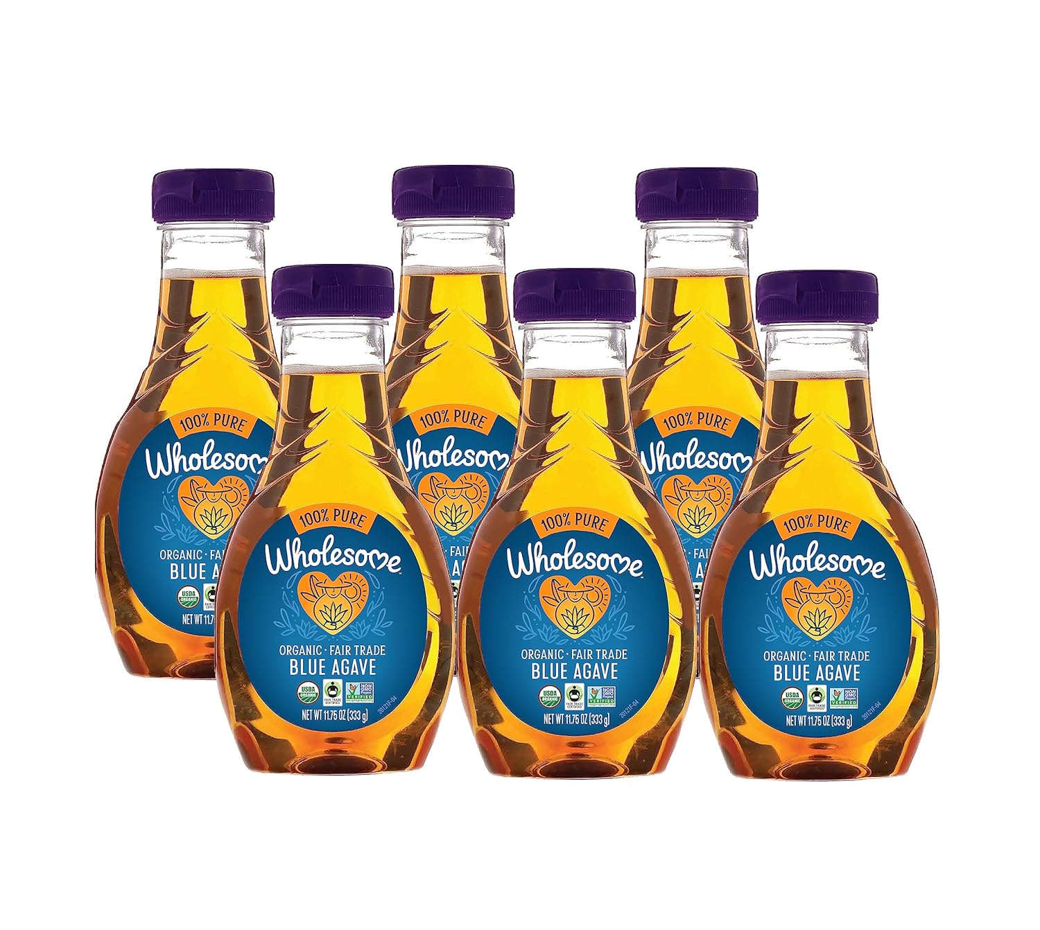 Wholesome FT Organic Blue Agave Nectar 11.75oz, 6-Pack Review