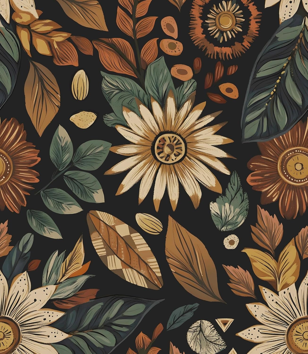 Vintage Boho Wallpaper Peel and Stick for Elegant Home Decor