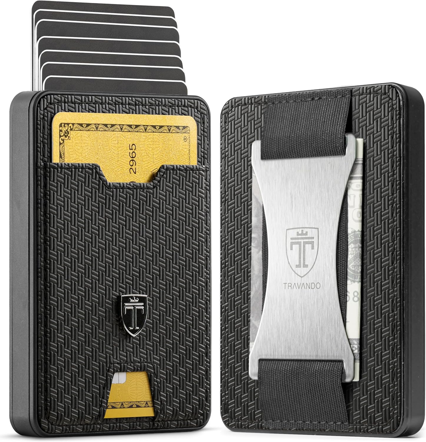 TRAVANDO Swype Slim Wallet for Men with RFID Blocking Feature