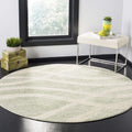 SAFAVIEH Adirondack 6 ft Round Area Rug - Durable Sage & Cream