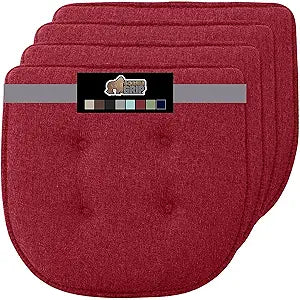 Gorilla Grip Tufted Memory Foam Chair Cushions for Comfort