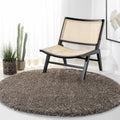 Milan Shag Round Rug 5ft 1in - Plush 2-in Thick Non-Shedding