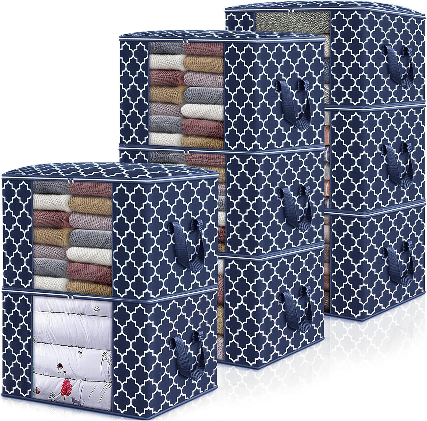 WISELIFE Storage Bags for Large Blanket and Clothes Organization
