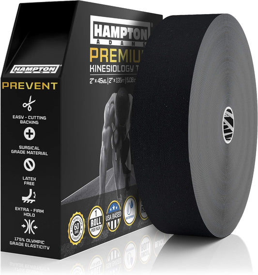 Hampton Adams Elastic Kinesiology Tape for Pain Relief and Support