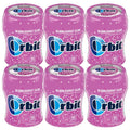 Orbit Bubblemint Gum 55-Piece Bottle Pack of 6 - Sugar Free Freshness