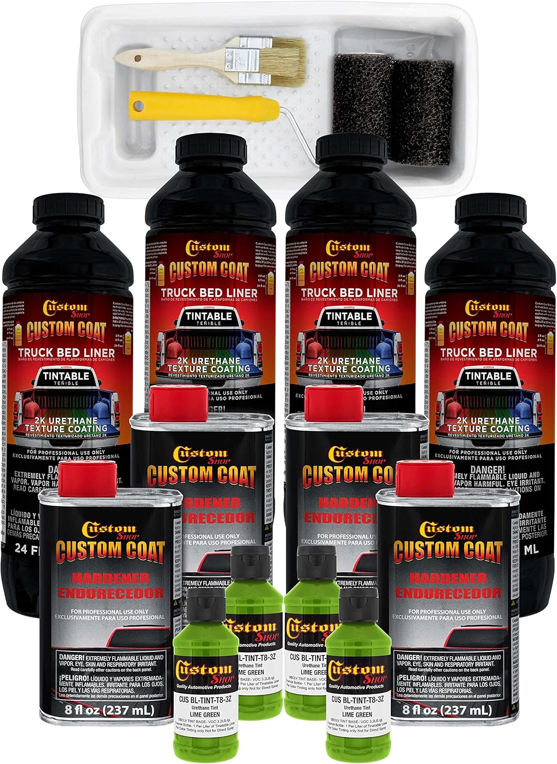 Custom Coat Lime Green 1 Gallon Truck Bed Liner Kit Review