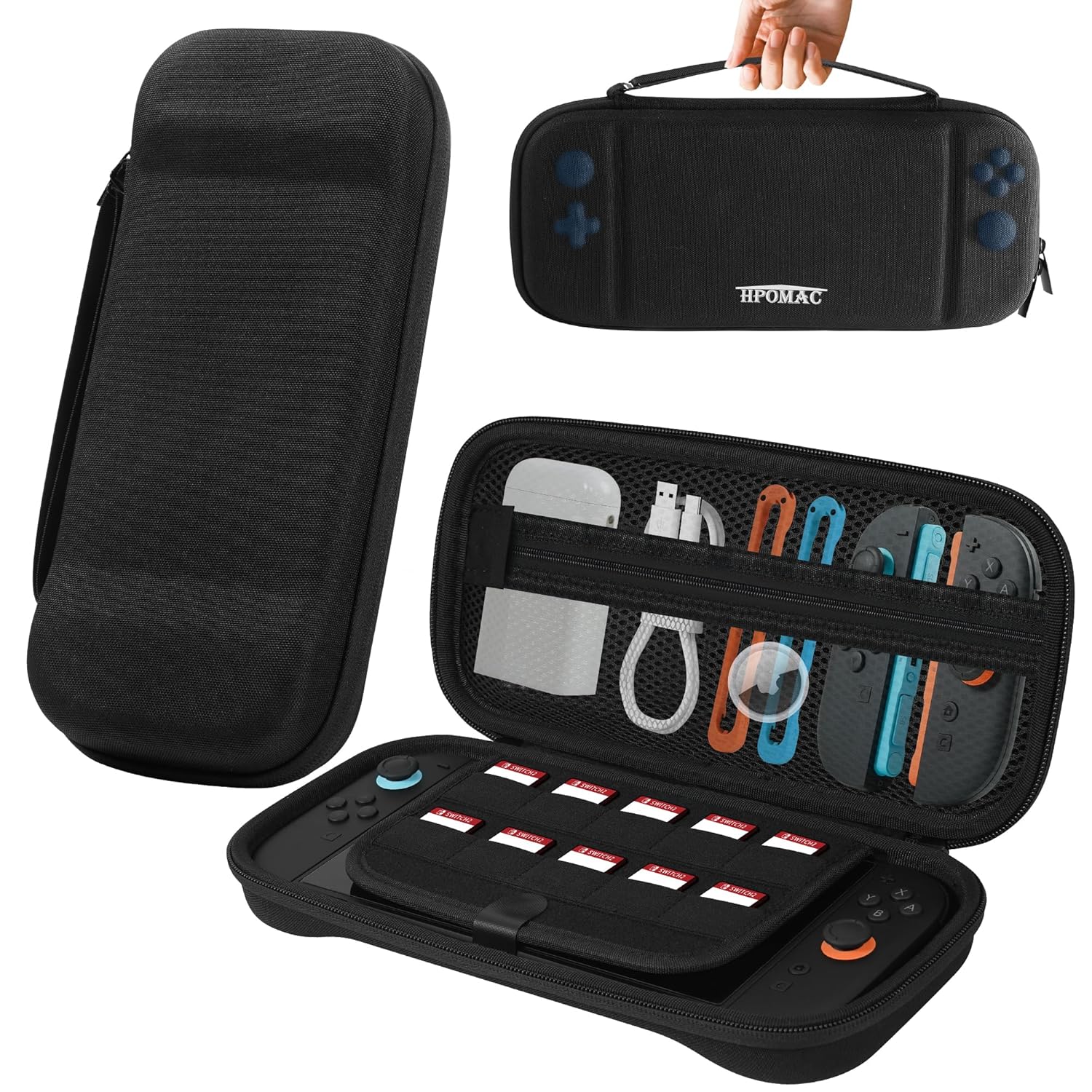 HPOMAC Carrying Case for Nintendo Switch 2 - Slim & Durable