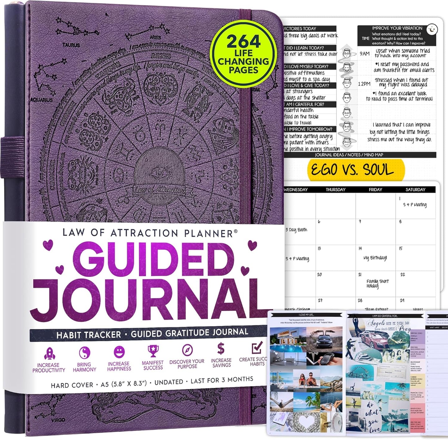 Guided Journal for Gratitude & Mental Health - 90-Day Planner
