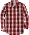 Mens Button Up Shirts Long Sleeve Casual Plaid Shirt - Comfortable