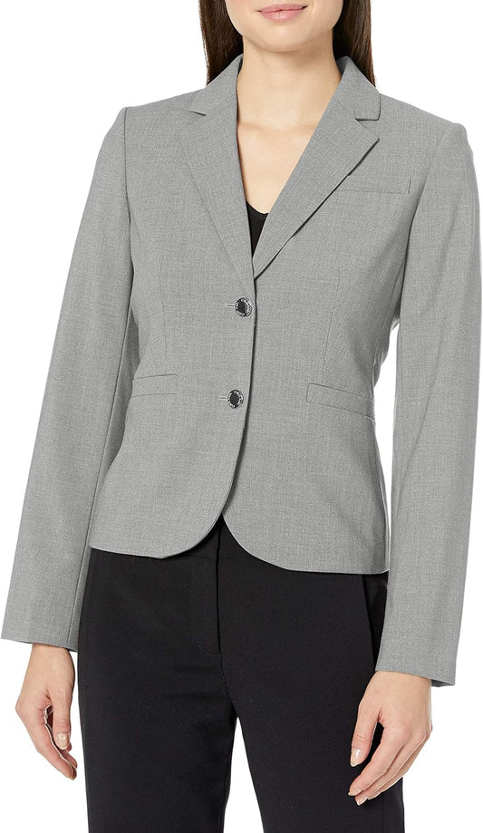 Calvin Klein Women's Two Button Lux Blazer for Every Occasion