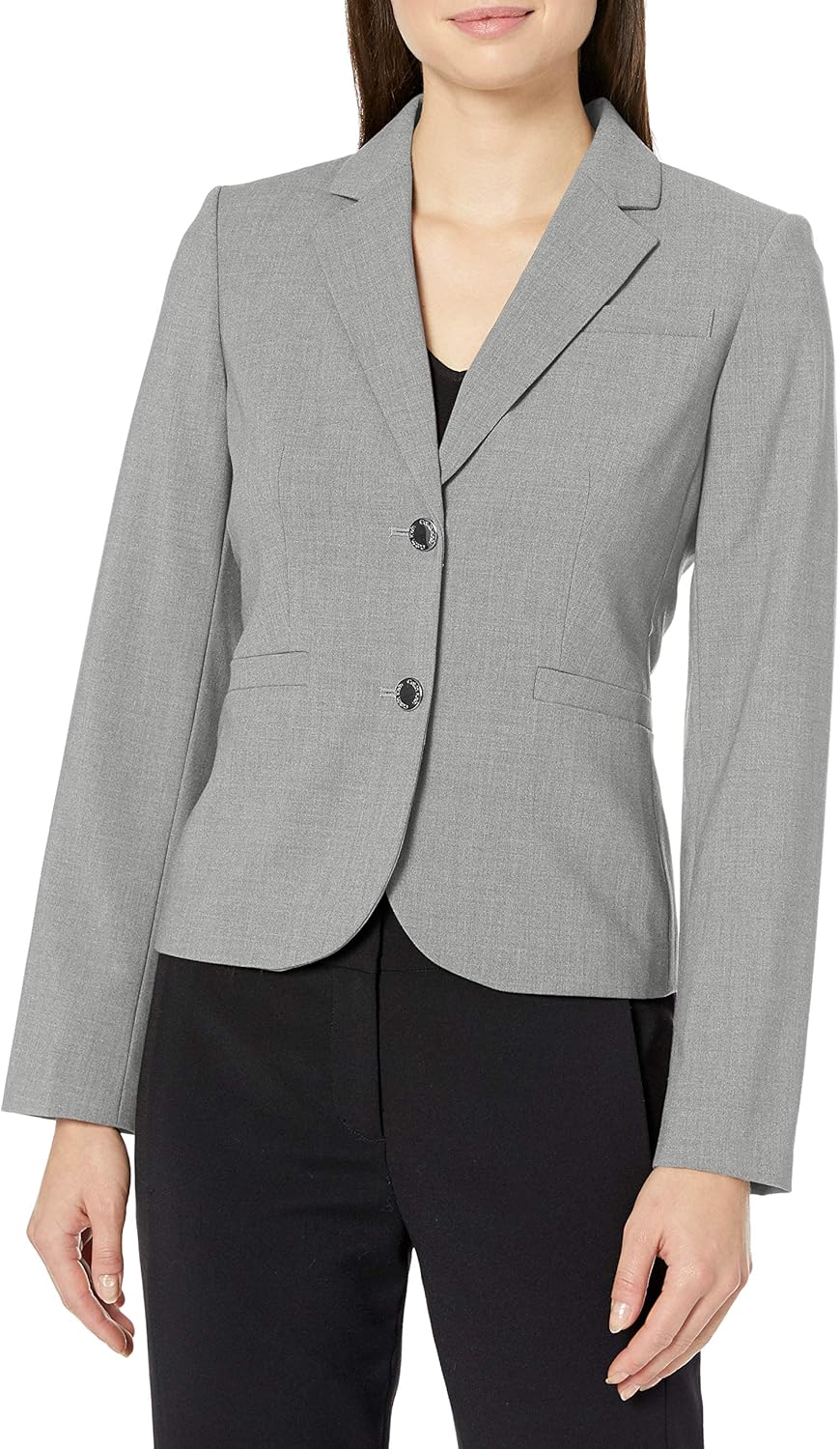 Calvin Klein Women's Two Button Lux Blazer for Every Occasion