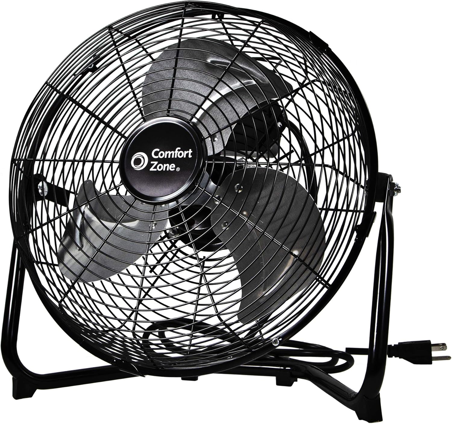Comfort Zone 12 inch Cradle Fan with 3 Speed Control Options