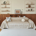 Boho Couch Cover Sofa Slipcover 71ft x 118ft - Thick Chenille