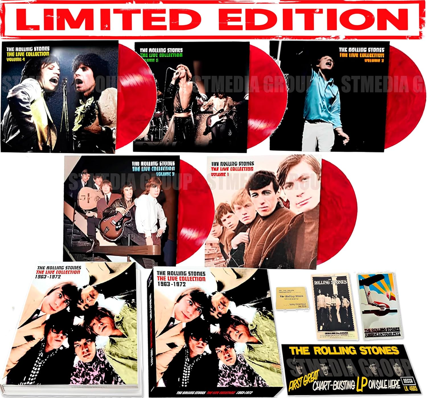 The Rolling Stones Live Collection 1963 - 1972 Limited Edition