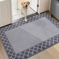 Door Mat Dirt Trapper Non Slip Entryway Rug - Low Profile Welcome Mat