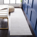 Vision Collection Runner Rug 2ft 2in x 14ft - Ivory Grey Modern Ombre