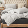 PURE ERA Jersey Knit Duvet Cover Set for Cozy Bedroom Style