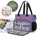 Embroidery Project Carrying Case - Padded Organizer for Kits