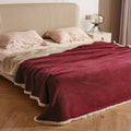 Waterproof Pet Blanket for Bed and Couch - Reversible Sherpa Protector