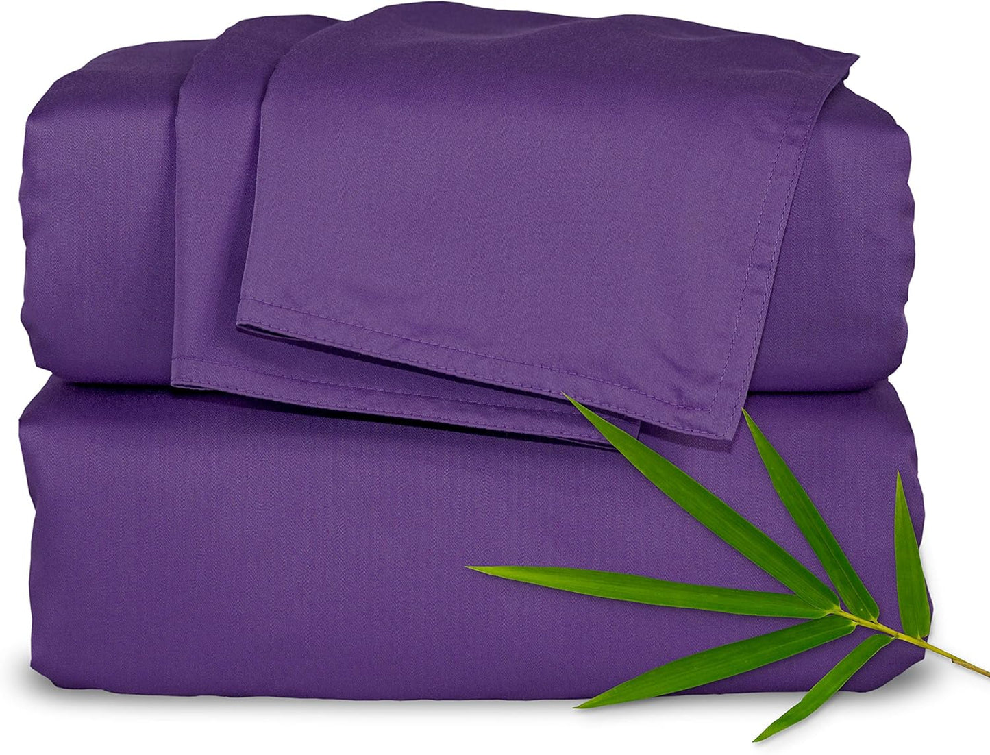 Luxuriously Soft Full Sheets Set in Purple by Pure Bamboo