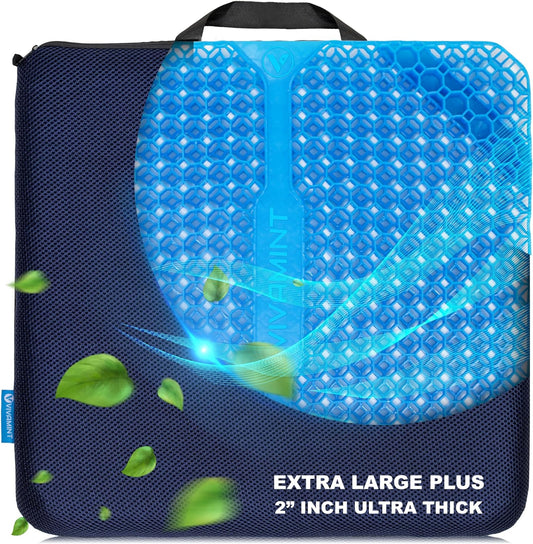 Extra Thick Gel Seat Cushion- Pain Relief & Comfort - VIVAMINT