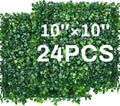 Faux Grass Wall Panels 24 Pack 10 x 10 in - Outdoor Privacy Screen