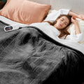 Electric Blanket Heated Queen Size - Ultra-Soft Heated Blanket