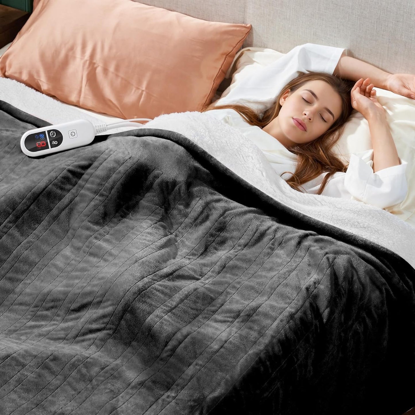 Electric Blanket Heated Queen Size for Ultimate Comfort and Warmth