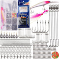 226pcs Saltwater Fishing Tackle Kit with Tackle Box - Complete Surf