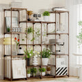 Plant Stand Indoor Outdoor 4-Tier Metal Plant Shelf Stand - Durable
