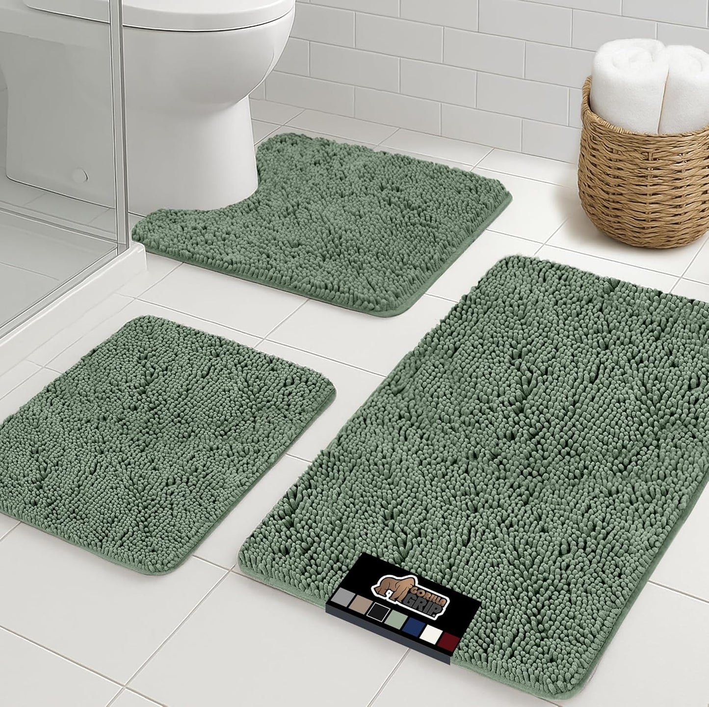 GORILLA GRIP Bathroom Rug Sets for a Cozy and Stylish Home