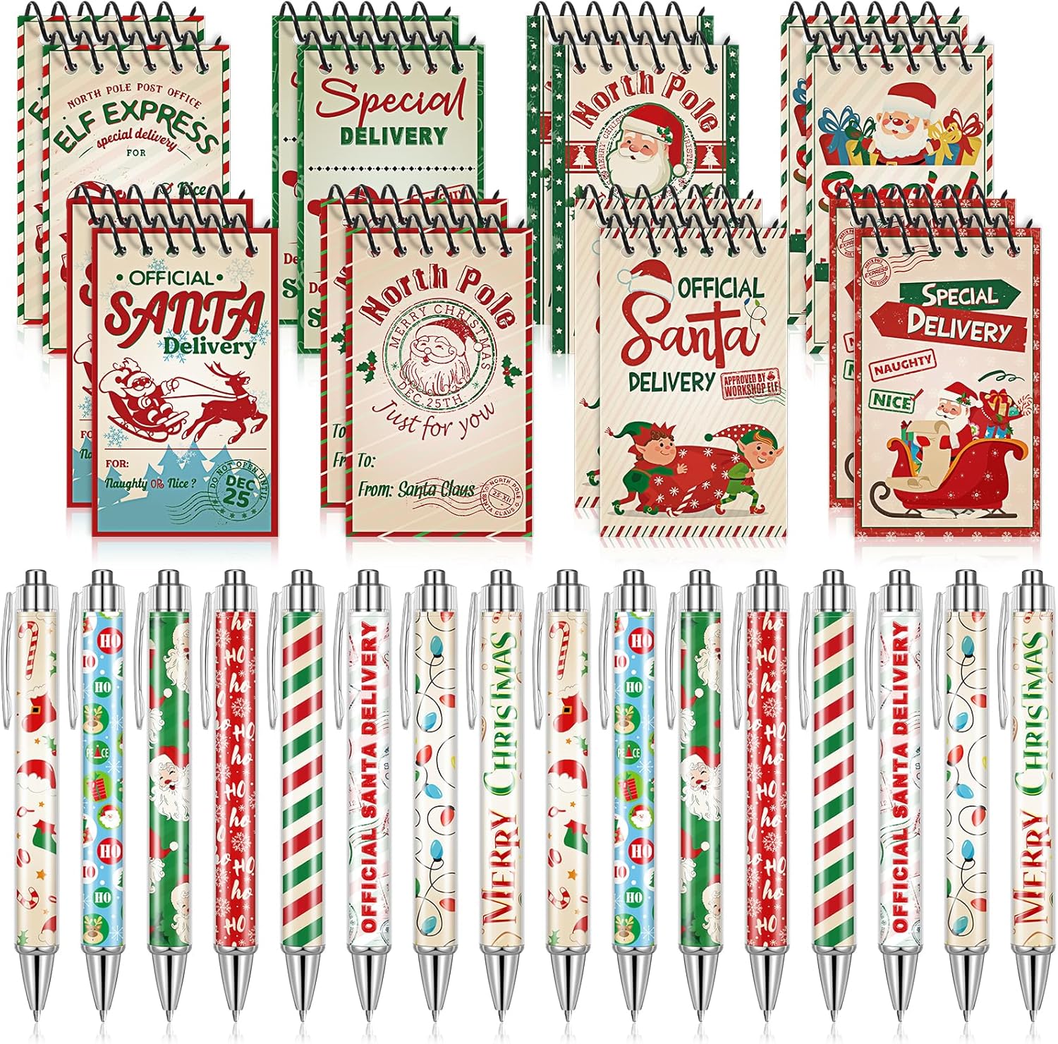 Santa Delivery Mini Notepads Set