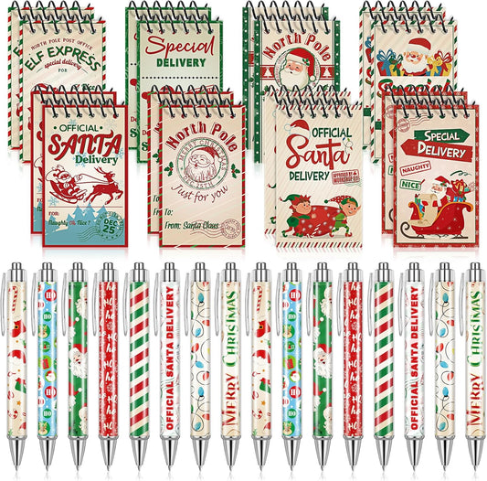 Santa Delivery Mini Notepads Set
