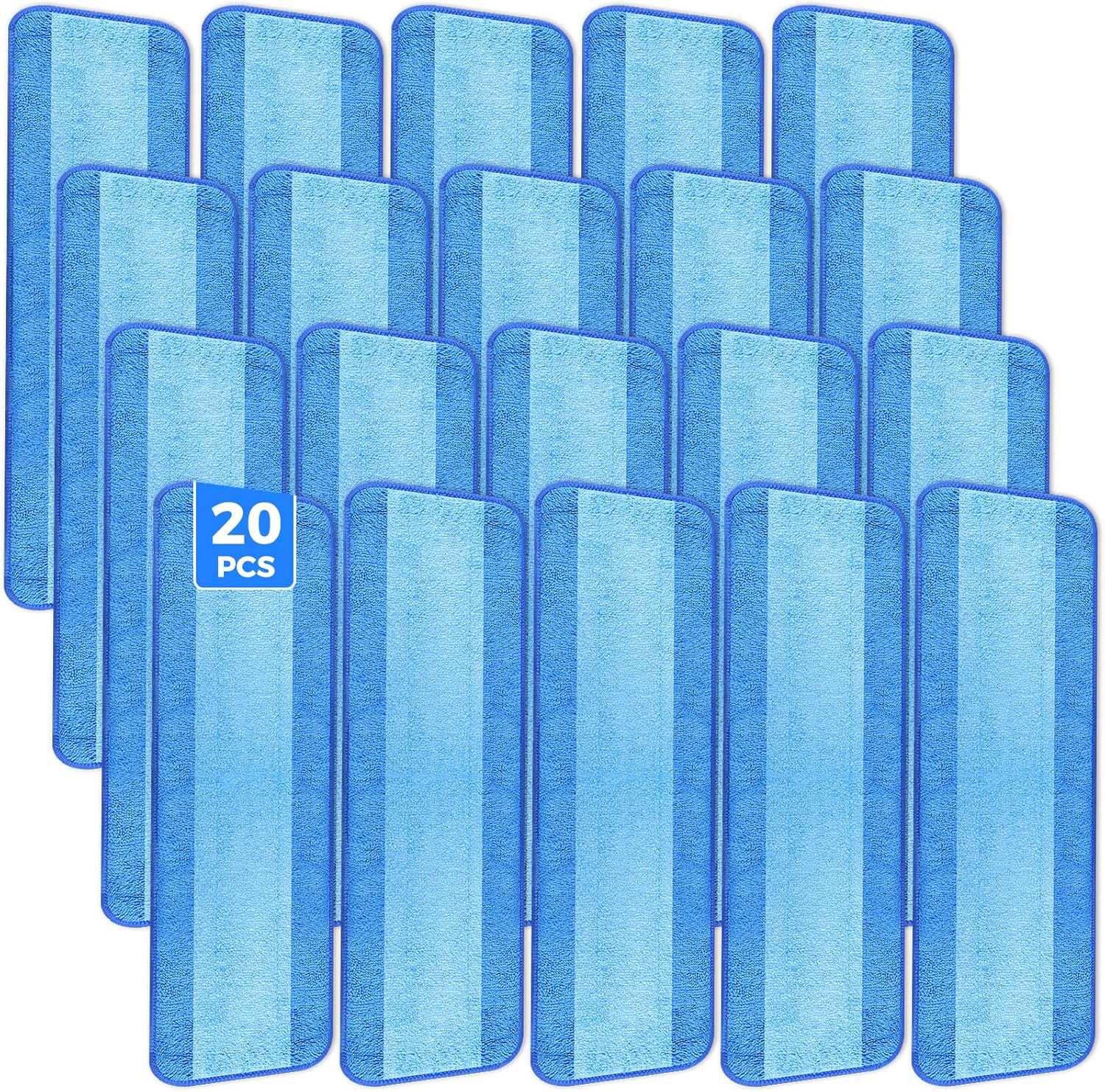 Microfiber Cleaning Pads Compatible with Bona Mop - 20PCS Set