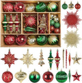 80pcs Christmas Balls Ornaments Set for Holiday Decor